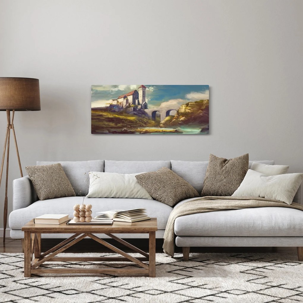 Tablou - Castelul medieval (120x50 cm)