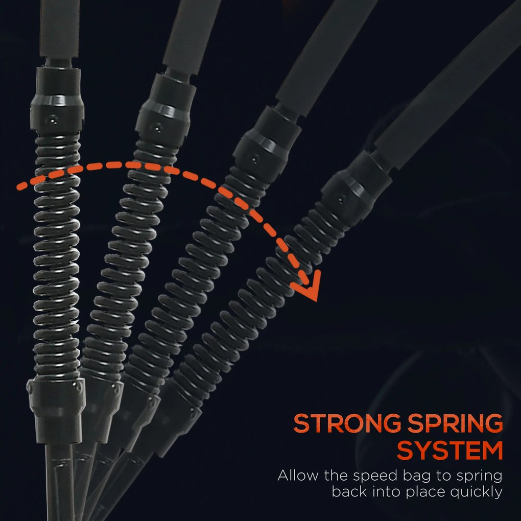 SPORTNOW Minge de Box de Podea Bază Umplută Înălțime Reglabilă 145-180 cm | Aosom Romania