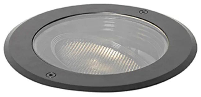 Spot exterior îngropat negru AR111 reglabil IP65 - Delux Honey