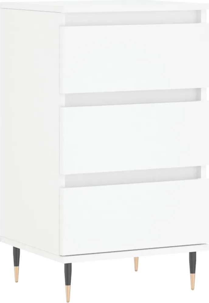 vidaXL Dulap, alb, 40x35x70 cm, lemn prelucrat