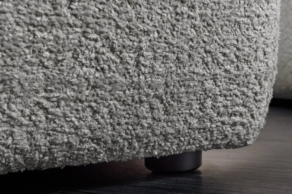 Taburetele/ Suport pentru picioare ROYAL 120cm boucle gri