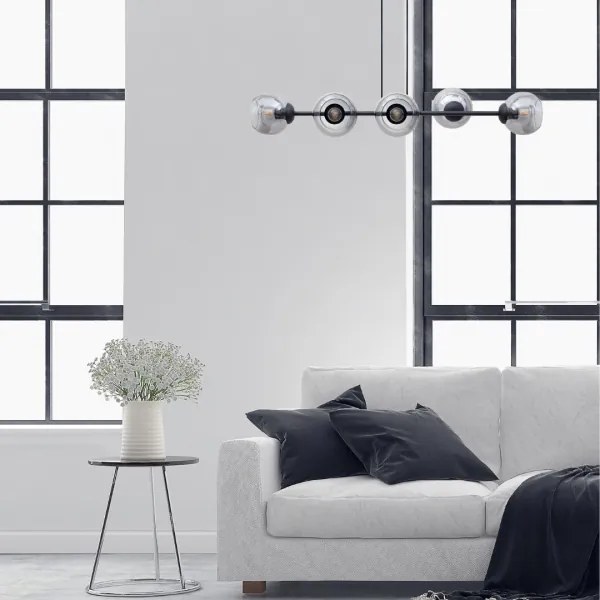 Lustră pe cablu LATIL 6xE27/60W/230V