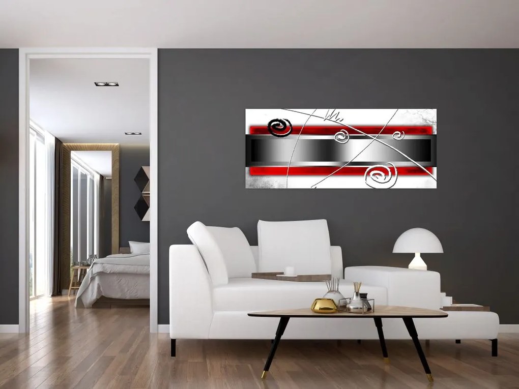 Tablou abstract (120x50 cm)