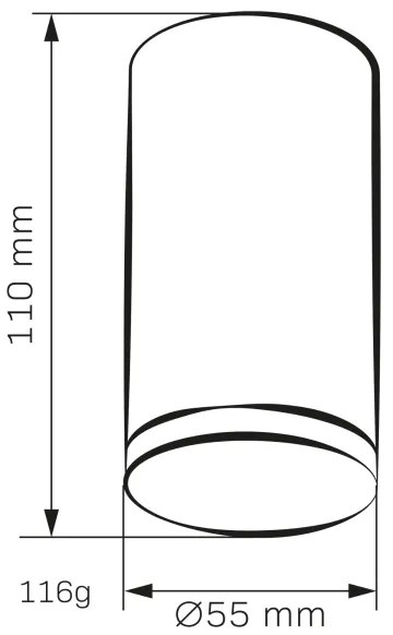 Spot LED RGBW reglabil pentru baie TURYN 1xGU10/4,8W/230V IP44 negru