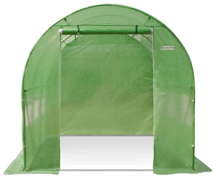 Seră de tip tunel cu folie multisezon 2x4,5m verde Garden Point