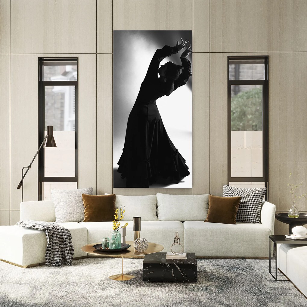 Tablou Canvas, 80x160cm, Dormitor si Living, Femei, Siluete, Full Shot Dancer