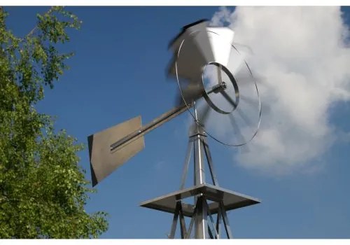 Moară de vânt gri argintiu - 245 cm
