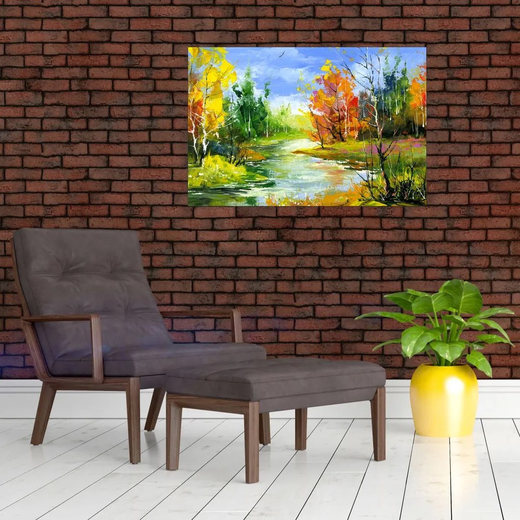 Tablou - Peisaj - pictură (90x60 cm)