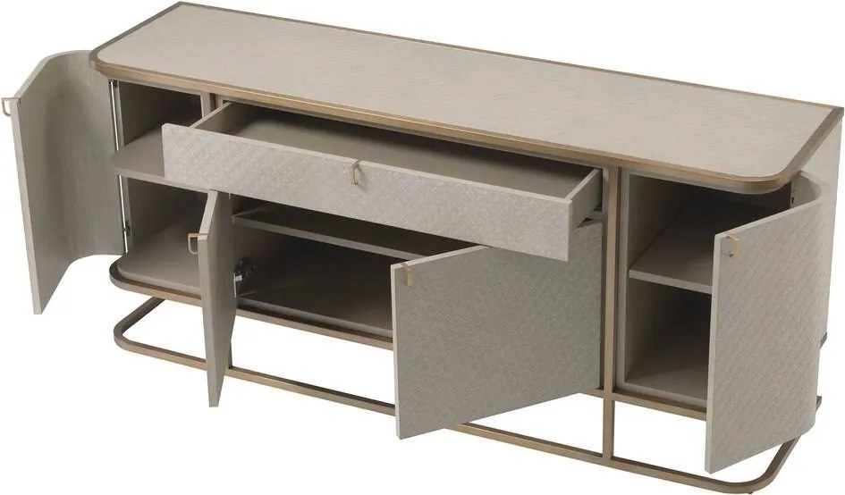 Dulap design LUX Napa Valley stejar albit 114778 HZ