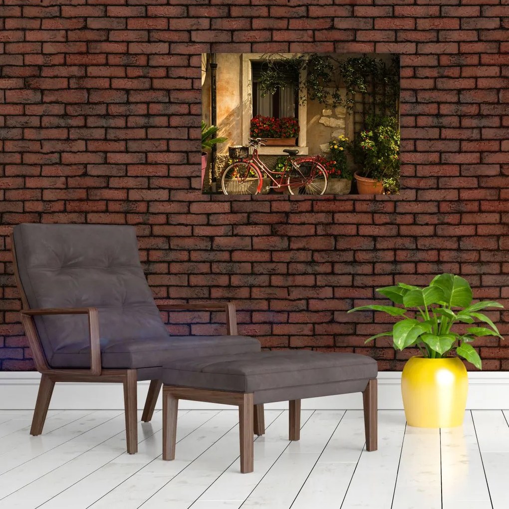 Tablou pe sticlă - Italia pitorească (70x50 cm)
