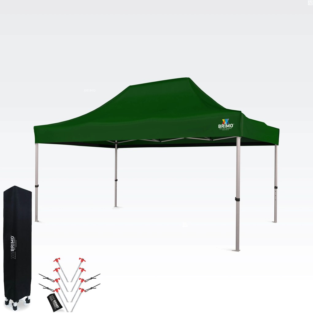 Cort de petrecere pentru grădină 3x4,5 m: Colțul dumneavoastră pentru relaxare și petreceri - fără pereți - Verde