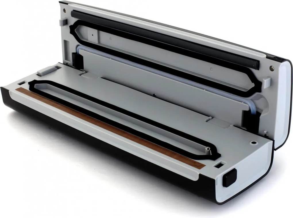 Aparat de vidat si sigilat Heinner Food Power 130 HAV-130BKSS, vidare si sigilare, vidare uscata umeda, mini-cutter incorporat, capacitate vidare 6 l