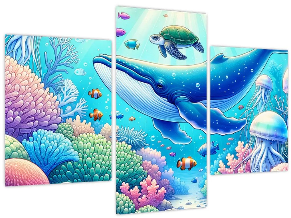 Tablou – Lume subacvatică (90x60 cm)