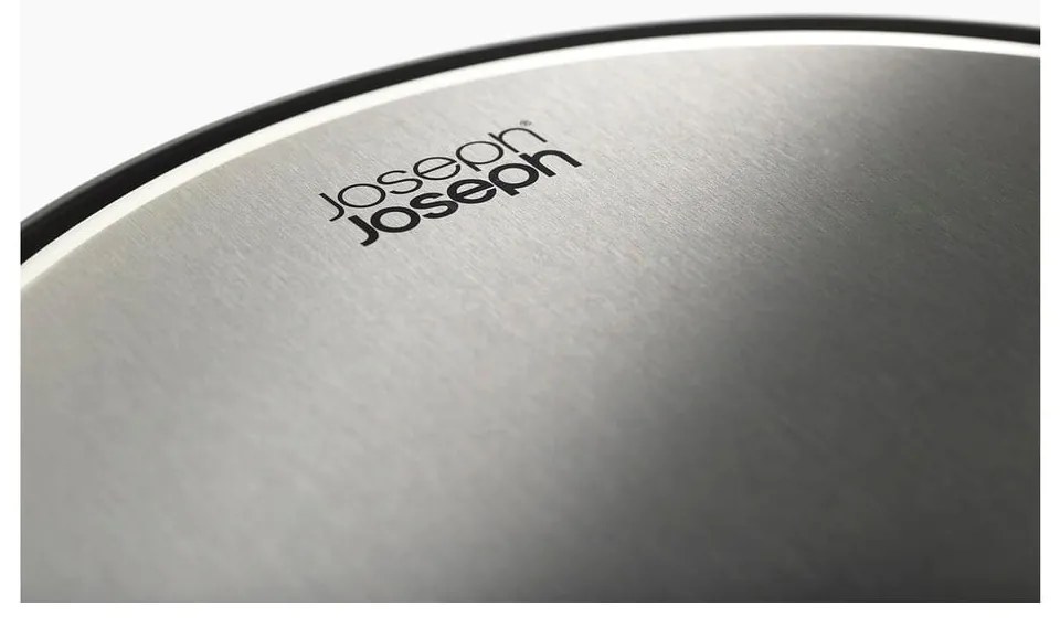 Coș de gunoi negru mat cu pedală din metal 30 l Arc – Joseph Joseph