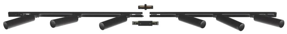 Spot în sistem de șină Zuma Line 3027 LULU 6xGU10/35W/230V negru