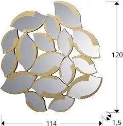 Oglinda decorativa design luxuriant Sandal