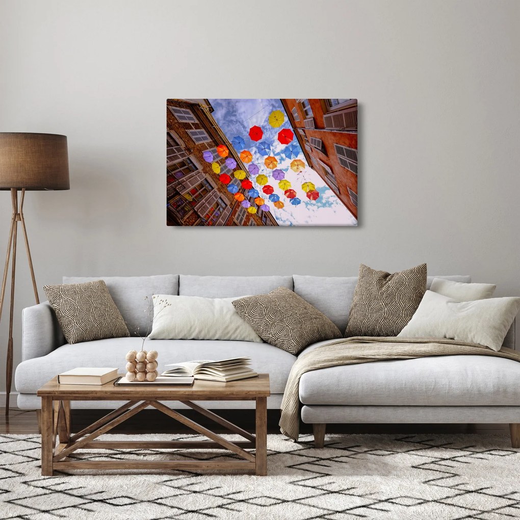 Tablou - Umbrele colorate (90x60 cm)