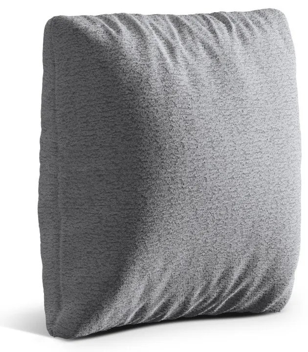 Pernă pentru canapea gri deschis cu tapițerie din țesătură bouclé Kemi – Cosmopolitan Design