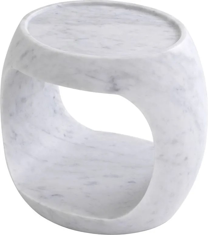 Masuta laterala design LUX Clipper low, alb 114856 HZ