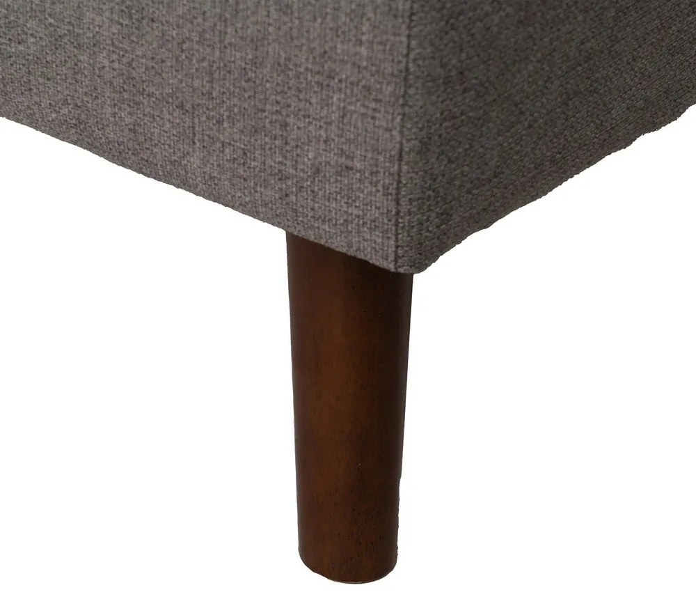 Canapea gri extensibilă cu tapițerie din chenille 181 cm – Ixia