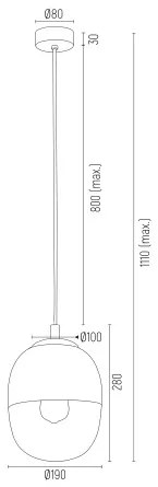 Lustra/Pendul design decorativ Baltimore I