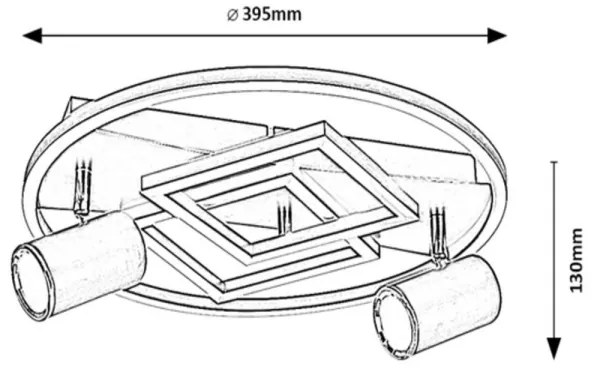 Spot LED AZTEC 5xLED/40W/230V Rabalux 6905