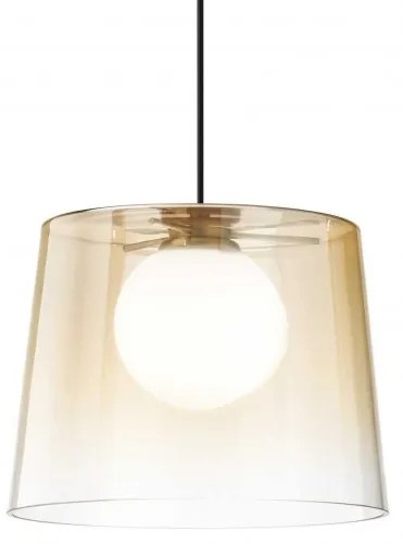 Lustra, Pendul din sticla FADE SP1 AMBRA