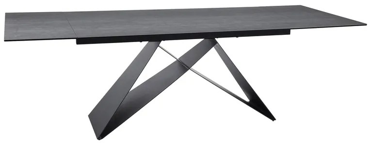 Masa extensibila Westin Ceramic PIETRA DI SAVOIA gri/negru mat L160-240 cm