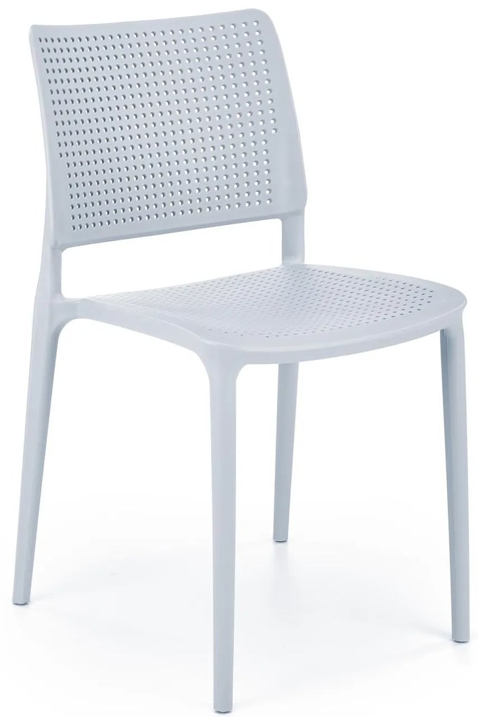 Scaun din plastic albastru deschis K514