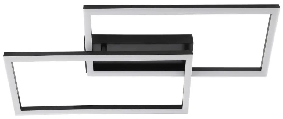 Brilliant JORVIC Plafonieră LED 21W/230V 29x60 cm neagră