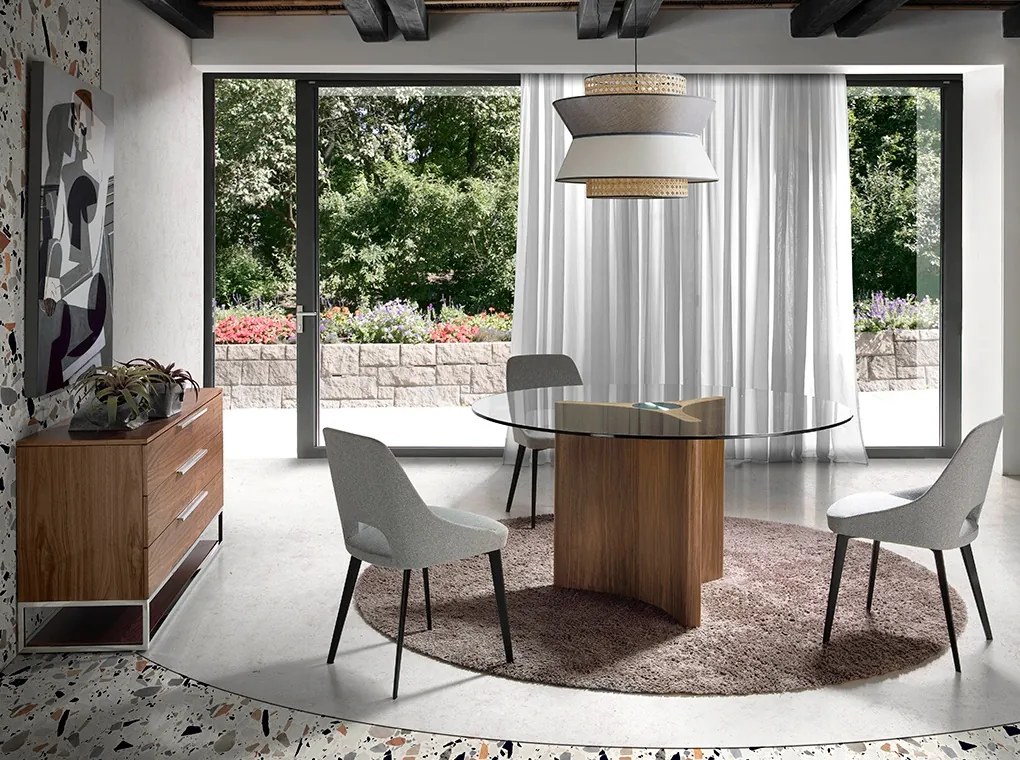 Scaun tapitat design italian Oretha