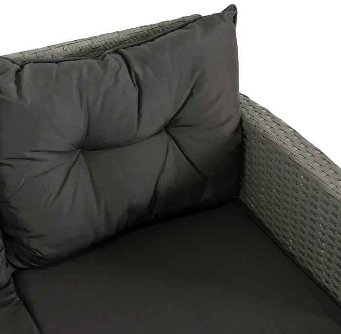 JAKS Mobilier ratan gri Colorado