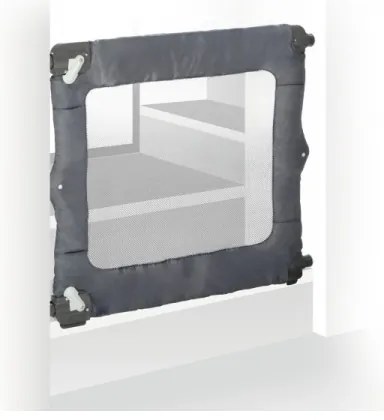 Barieră de siguranță Safety 1st TRAVEL SAFETY gri