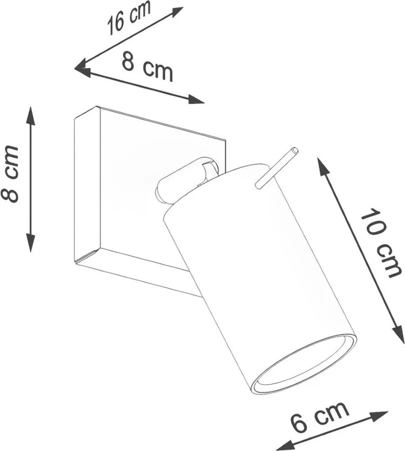 Aplică Sollux Etna, argintiu