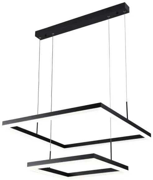 Lustră LED dimabilă pe cablu LED/90W/230V 3000-6500K + telecomandă