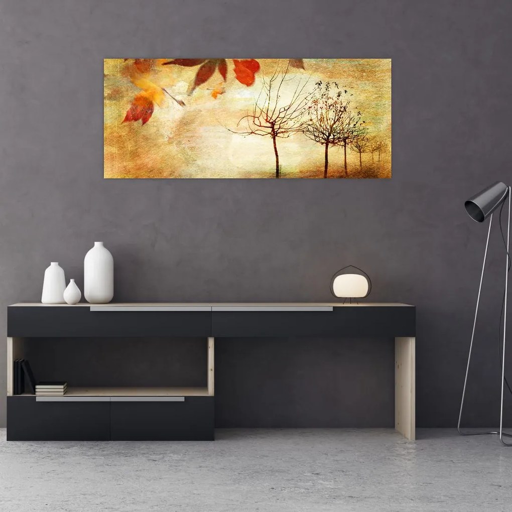 Tablou - Dispoziție de toamnă (120x50 cm)