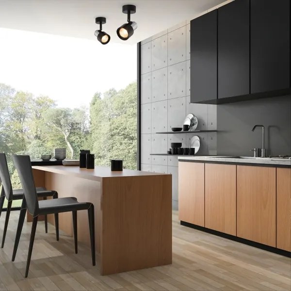 Spot CINO 1xGU10/8W/230V negru