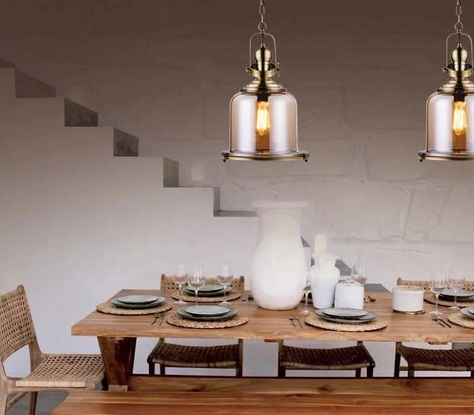 Lustra, Pendul design modern Cingu bronz