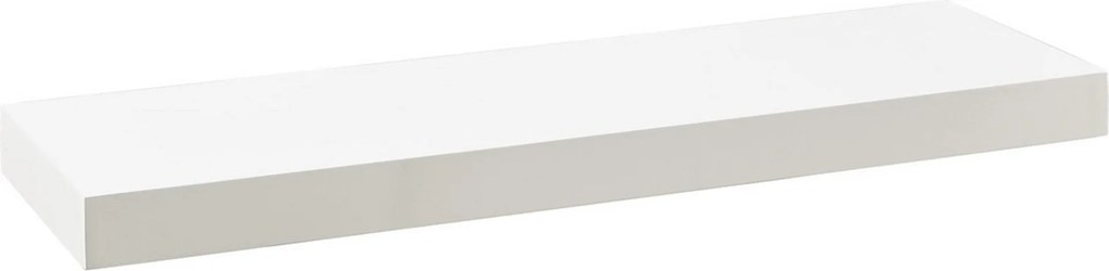 Polita ZACK, alb, 50x25x5 cm