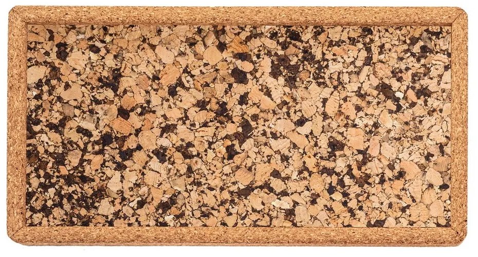 Tavă din plută 14.5x28 cm Querco – ZicZac