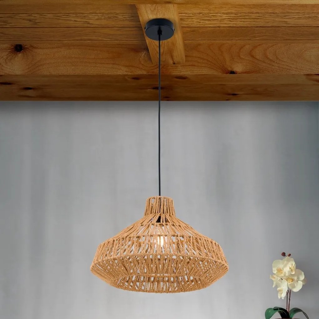 Lustra/Pendul design natural BASKET D-40cm