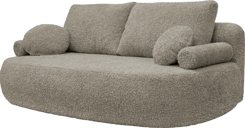 Canapea extensibilă, gri-bej Taupe, ARAGON