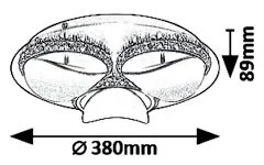 Rabalux 5050 - Lampă de tavan LED cu intensitate reglabilă CAPRIANA LED/18W/230V