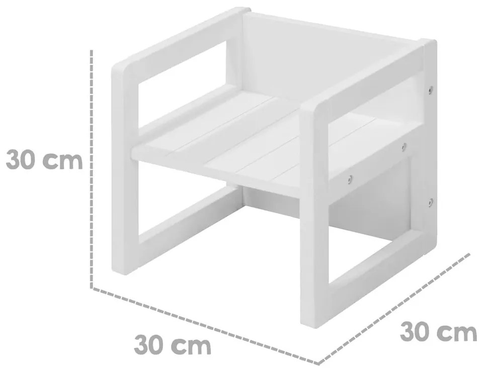 Scaun de copii alb – Roba