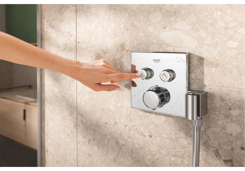 Grohe Precision Smartcontrol set de dus ascuns cu termostat da crom 34876000