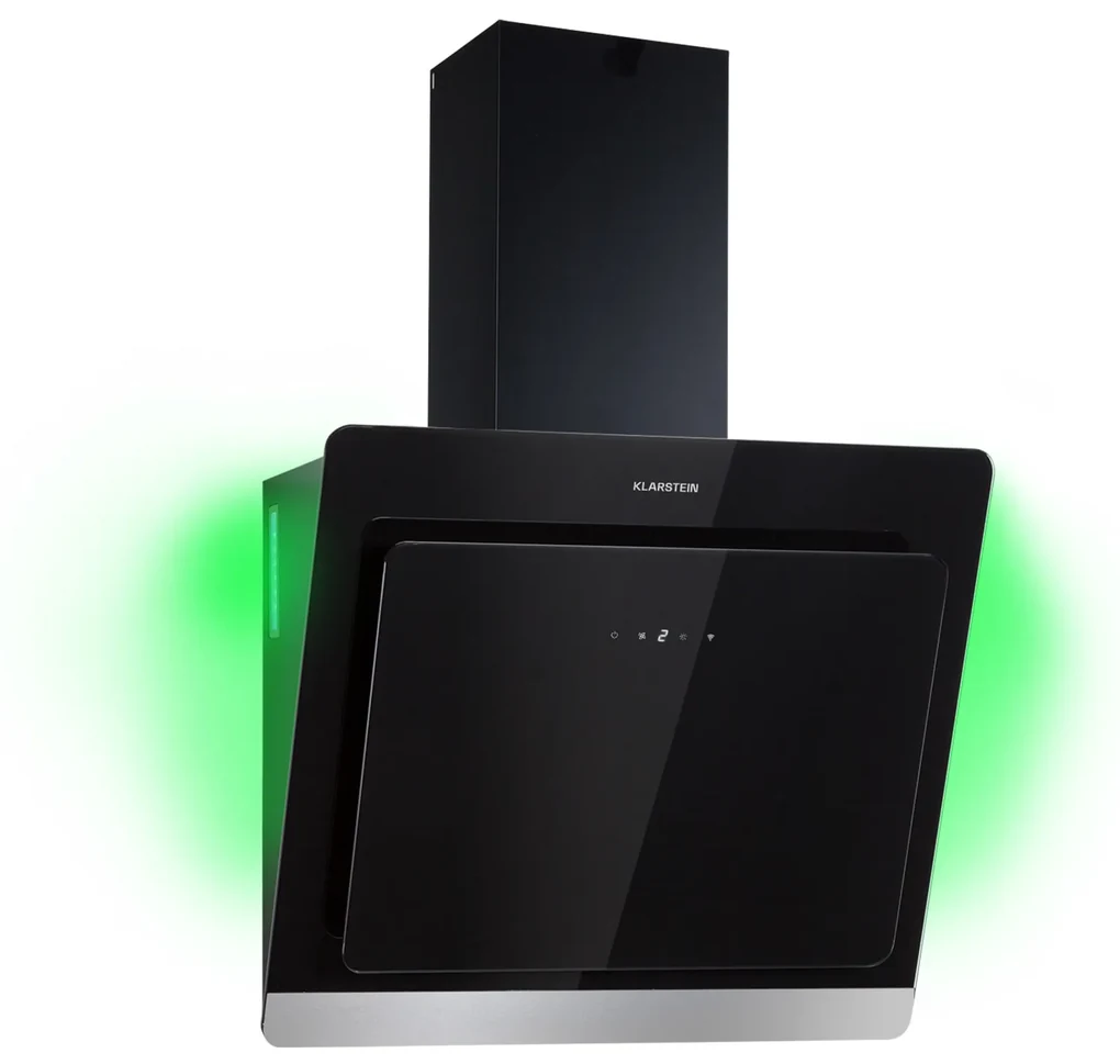 Aurora 60 Smart, Hotă, 550 m³/h, 60 cm, hotă de coș de fum, lumină de fundal, clasa de eficiență energetică A++