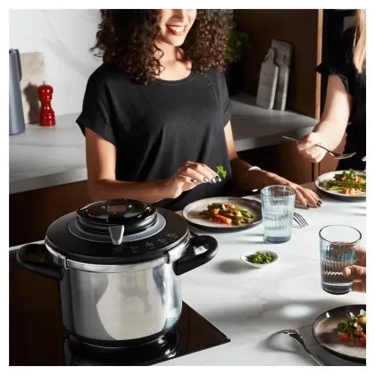 Tefal - Oală sub presiune CLIPSO+ CHEF 6 L, inox