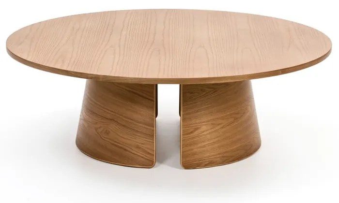 Măsuță de cafea Teulat Cep, ø 110 cm, natural