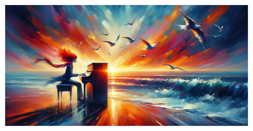 Tablou muzica mării