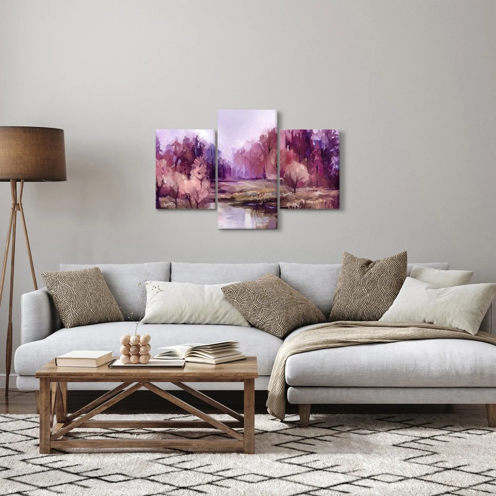 Tablou - Peisaj de toamnă - pictură (90x60 cm)
